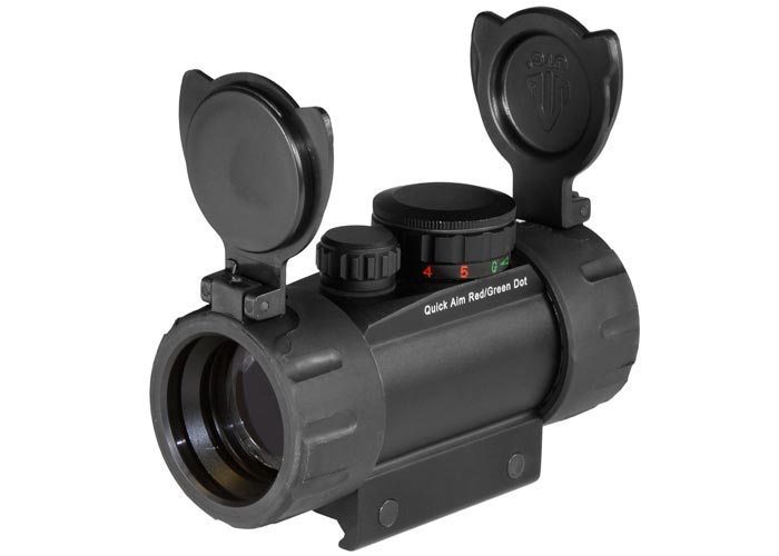 UTG 30mm Red/Green Dot Sight, Integral Picatinny Mounting Deck
