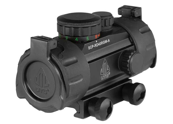 UTG 30mm Red/Green Dot Sight, Integral Picatinny Mounting Deck