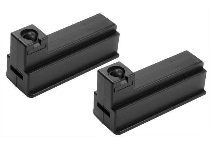 UTG Dual Shotgun Magazines, Fits UTG M87T & UTG MB5S Airsoft Shotguns, 2ct