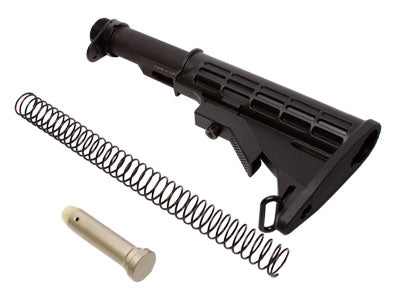 UTG PRO 6-Position Mil-Spec Stock Assembly, Made in USA, Black