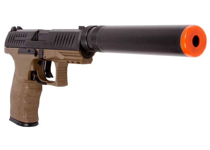 Walther PPQ Spring Airsoft Pistol Kit, Tan - FPS 300